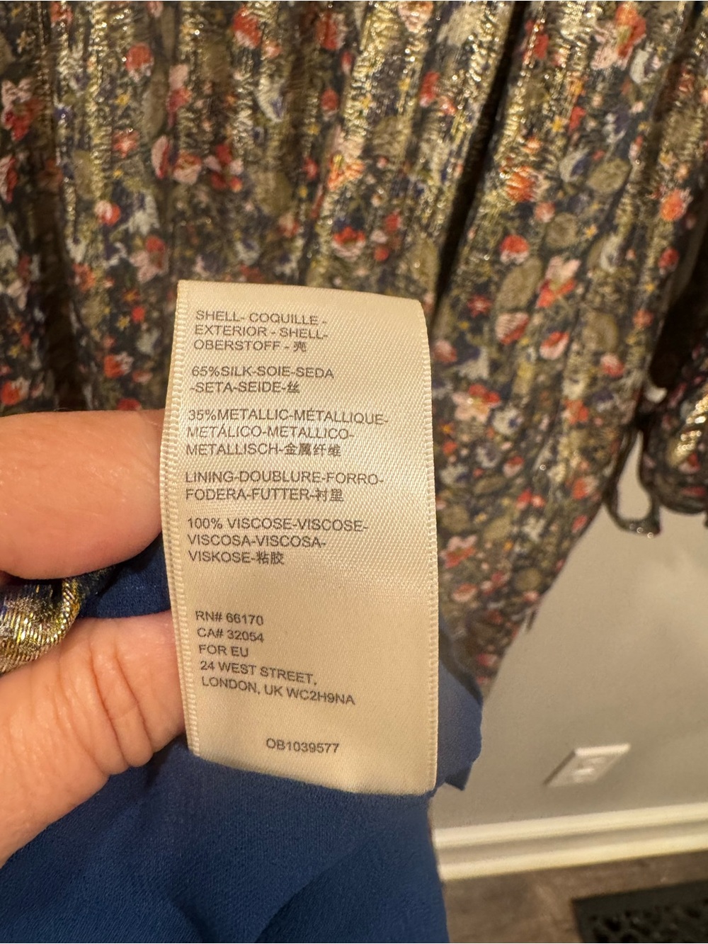 Free People Luxalina Metallic Floral Silk Maxi Dress Large Open Back Stunning - Picture 14 of 17